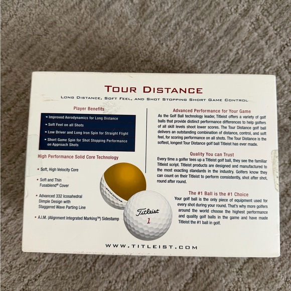 Titleist Tour Distance Golf Balls - Picture 4 of 4